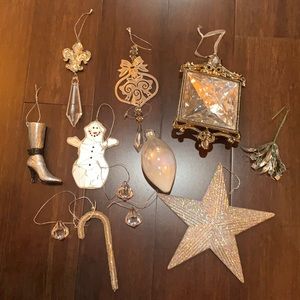🌸HOBBY LOBBY bundle ornaments in excellent condition.